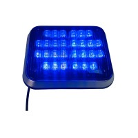 12V emergency warning square flashing strobe LED lights