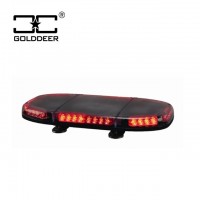 23 inch led red flashing police mini roof light bar for patrol car