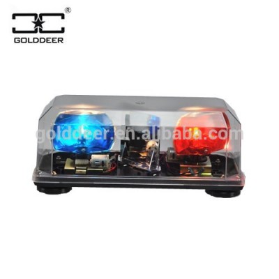 Police Warning Mini rotating light Bar Halogen Rotating Emergency light bar