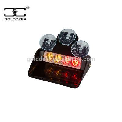 High Intensity Windshield Strobe Led Lights with Suction Cups (4T-V)